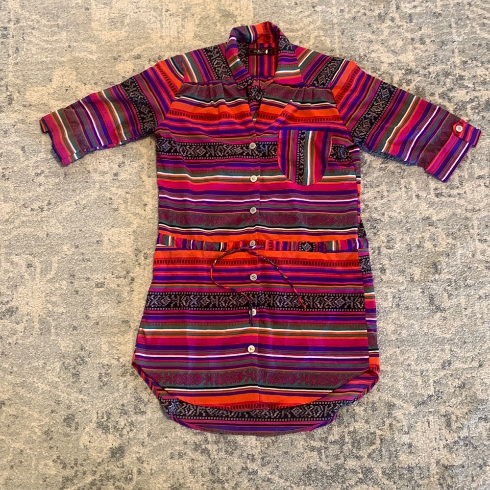 Multi color tunic size small